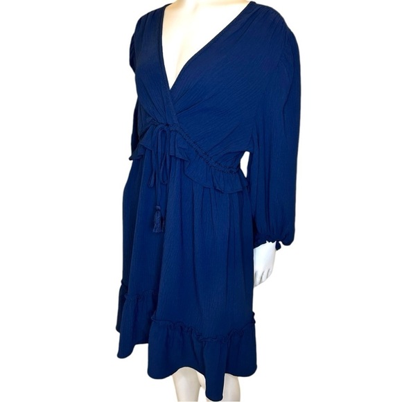 Max Studio London Women’s Sapphire Above The Knee Midi Peplum Dress Size XL - Picture 7 of 11